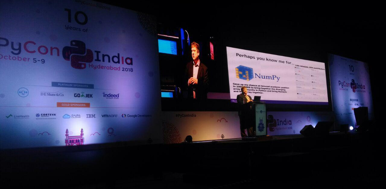 Travis Oliphant's keynote speech at Pycon India 2018